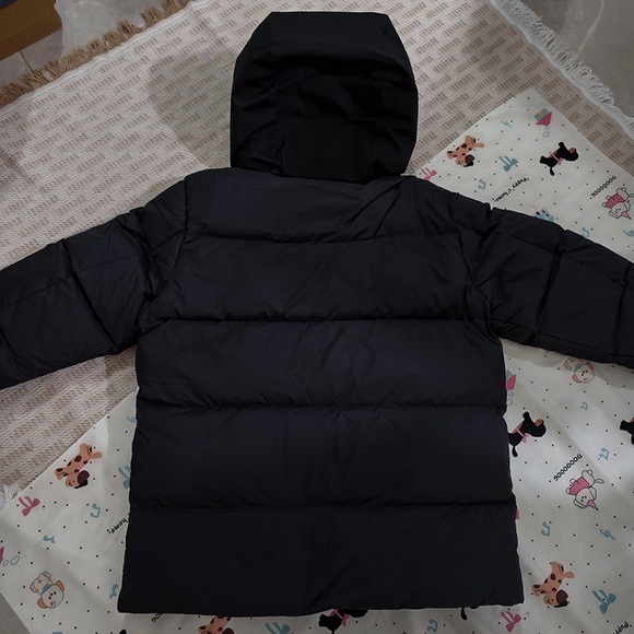 Moncler Black Hooded Down Jacket - Picture 12 of 13